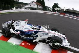 05.09.2008 Francorchamps, Belgium,  Nick Heidfeld (GER), BMW Sauber F1 Team - Formula 1 World Championship, Rd 13, Belgian Grand Prix, Friday Practice