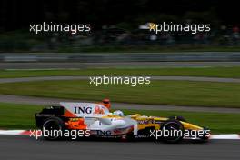 05.09.2008 Francorchamps, Belgium,  Fernando Alonso (ESP), Renault F1 Team, R28 - Formula 1 World Championship, Rd 13, Belgian Grand Prix, Friday Practice