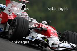 05.09.2008 Francorchamps, Belgium,  Jarno Trulli (ITA), Toyota Racing, TF108 - Formula 1 World Championship, Rd 13, Belgian Grand Prix, Friday Practice