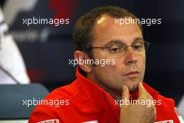 05.09.2008 Francorchamps, Belgium,  Stefano Domenicali (ITA), Scuderia Ferrari, Sporting Director - Formula 1 World Championship, Rd 13, Belgian Grand Prix, Friday Press Conference