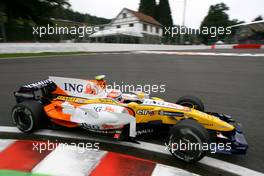 05.09.2008 Francorchamps, Belgium,  Nelson Piquet Jr (BRA), Renault F1 Team  - Formula 1 World Championship, Rd 13, Belgian Grand Prix, Friday Practice