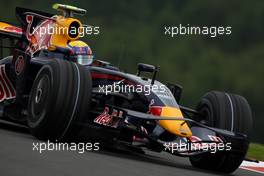 05.09.2008 Francorchamps, Belgium,  Mark Webber (AUS), Red Bull Racing, RB4 - Formula 1 World Championship, Rd 13, Belgian Grand Prix, Friday Practice