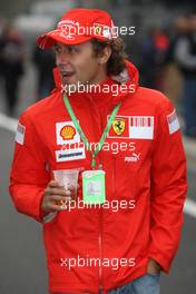 05.09.2008 Francorchamps, Belgium,  Luca Badoer (ITA), Test Driver, Scuderia Ferrari - Formula 1 World Championship, Rd 13, Belgian Grand Prix, Friday Practice