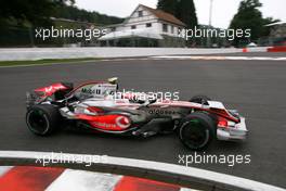 05.09.2008 Francorchamps, Belgium,  Heikki Kovalainen (FIN), McLaren Mercedes  - Formula 1 World Championship, Rd 13, Belgian Grand Prix, Friday Practice