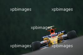 05.09.2008 Francorchamps, Belgium,  Nelson Piquet Jr (BRA), Renault F1 Team, R28 - Formula 1 World Championship, Rd 13, Belgian Grand Prix, Friday Practice