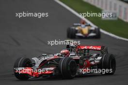 05.09.2008 Francorchamps, Belgium,  Heikki Kovalainen (FIN), McLaren Mercedes, MP4-23 - Formula 1 World Championship, Rd 13, Belgian Grand Prix, Friday Practice