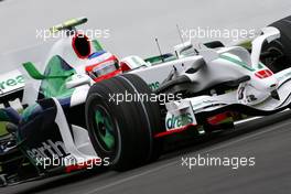 05.09.2008 Francorchamps, Belgium,  Rubens Barrichello (BRA), Honda Racing F1 Team  - Formula 1 World Championship, Rd 13, Belgian Grand Prix, Friday Practice