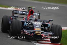 05.09.2008 Francorchamps, Belgium,  Sebastian Vettel (GER), Scuderia Toro Rosso, STR03 - Formula 1 World Championship, Rd 13, Belgian Grand Prix, Friday Practice