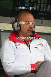 05.09.2008 Francorchamps, Belgium,  Mike Gascoyne (GBR), Force India F1 Team, Chief Technology Officer - Formula 1 World Championship, Rd 13, Belgian Grand Prix, Friday Practice