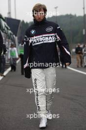 05.09.2008 Francorchamps, Belgium,  Nick Heidfeld (GER), BMW Sauber F1 Team - Formula 1 World Championship, Rd 13, Belgian Grand Prix, Friday Practice