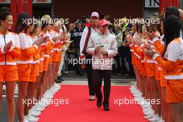 07.09.2008 Francorchamps, Belgium,  Heikki Kovalainen (FIN), McLaren Mercedes - Formula 1 World Championship, Rd 13, Belgian Grand Prix, Sunday Pre-Race Grid