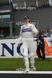 07.09.2008 Francorchamps, Belgium,  Robert Kubica (POL),  BMW Sauber F1 Team - Formula 1 World Championship, Rd 13, Belgian Grand Prix, Sunday Pre-Race Grid