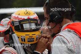 07.09.2008 Francorchamps, Belgium,  Lewis Hamilton (GBR), McLaren Mercedes - Formula 1 World Championship, Rd 13, Belgian Grand Prix, Sunday Pre-Race Grid