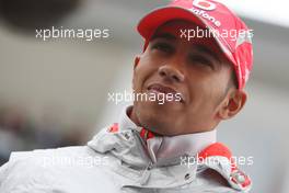 07.09.2008 Francorchamps, Belgium,  Lewis Hamilton (GBR), McLaren Mercedes - Formula 1 World Championship, Rd 13, Belgian Grand Prix, Sunday Pre-Race Grid