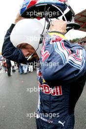 07.09.2008 Francorchamps, Belgium,  Mark Webber (AUS), Red Bull Racing  - Formula 1 World Championship, Rd 13, Belgian Grand Prix, Sunday Pre-Race Grid