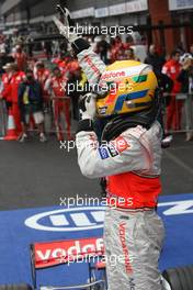 07.09.2008 Francorchamps, Belgium,  1st, Lewis Hamilton (GBR), McLaren Mercedes - Formula 1 World Championship, Rd 13, Belgian Grand Prix, Sunday Podium