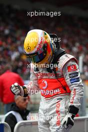 07.09.2008 Francorchamps, Belgium,  1st place Lewis Hamilton (GBR), McLaren Mercedes - Formula 1 World Championship, Rd 13, Belgian Grand Prix, Sunday Podium