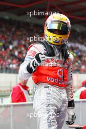 07.09.2008 Francorchamps, Belgium,  1st place Lewis Hamilton (GBR), McLaren Mercedes - Formula 1 World Championship, Rd 13, Belgian Grand Prix, Sunday Podium