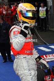 07.09.2008 Francorchamps, Belgium,  1st, Lewis Hamilton (GBR), McLaren Mercedes - Formula 1 World Championship, Rd 13, Belgian Grand Prix, Sunday Podium