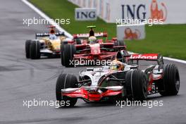 07.09.2008 Francorchamps, Belgium,  Lewis Hamilton (GBR), McLaren Mercedes  - Formula 1 World Championship, Rd 13, Belgian Grand Prix, Sunday Race