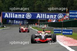 07.09.2008 Francorchamps, Belgium,  Lewis Hamilton (GBR), McLaren Mercedes - Formula 1 World Championship, Rd 13, Belgian Grand Prix, Sunday Race
