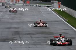 07.09.2008 Francorchamps, Belgium,  Lewis Hamilton (GBR), McLaren Mercedes, MP4-23 - Formula 1 World Championship, Rd 13, Belgian Grand Prix, Sunday Race