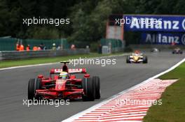 07.09.2008 Francorchamps, Belgium,  Felipe Massa (BRA), Scuderia Ferrari, F2008 - Formula 1 World Championship, Rd 13, Belgian Grand Prix, Sunday Race