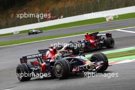 07.09.2008 Francorchamps, Belgium,  Sebastian Bourdais (FRA), Scuderia Toro Rosso, STR02 - Formula 1 World Championship, Rd 13, Belgian Grand Prix, Sunday Race