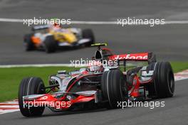 07.09.2008 Francorchamps, Belgium,  Heikki Kovalainen (FIN), McLaren Mercedes, MP4-23 - Formula 1 World Championship, Rd 13, Belgian Grand Prix, Sunday Race