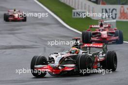 07.09.2008 Francorchamps, Belgium,  Lewis Hamilton (GBR), McLaren Mercedes, MP4-23 - Formula 1 World Championship, Rd 13, Belgian Grand Prix, Sunday Race
