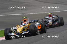 07.09.2008 Francorchamps, Belgium,  Nelson Piquet Jr (BRA), Renault F1 Team, R28 - Formula 1 World Championship, Rd 13, Belgian Grand Prix, Sunday Race