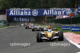 07.09.2008 Francorchamps, Belgium,  Fernando Alonso (ESP), Renault F1 Team - Formula 1 World Championship, Rd 13, Belgian Grand Prix, Sunday Race
