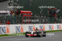 07.09.2008 Francorchamps, Belgium,  Lewis Hamilton (GBR), McLaren Mercedes  - Formula 1 World Championship, Rd 13, Belgian Grand Prix, Sunday Race