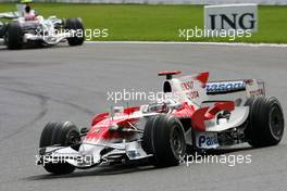 07.09.2008 Francorchamps, Belgium,  Jarno Trulli (ITA), Toyota F1 Team  - Formula 1 World Championship, Rd 13, Belgian Grand Prix, Sunday Race