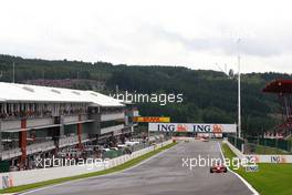 07.09.2008 Francorchamps, Belgium,  Kimi Raikkonen (FIN), Räikkönen, Scuderia Ferrari  - Formula 1 World Championship, Rd 13, Belgian Grand Prix, Sunday Race
