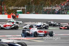 07.09.2008 Francorchamps, Belgium,  Jarno Trulli (ITA), Toyota Racing, TF108 - Formula 1 World Championship, Rd 13, Belgian Grand Prix, Sunday Race