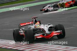 07.09.2008 Francorchamps, Belgium,  Lewis Hamilton (GBR), McLaren Mercedes, MP4-23 - Formula 1 World Championship, Rd 13, Belgian Grand Prix, Sunday Race