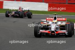 07.09.2008 Francorchamps, Belgium,  Giancarlo Fisichella (ITA), Force India F1 Team, VJM-01 - Formula 1 World Championship, Rd 13, Belgian Grand Prix, Sunday Race