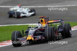 07.09.2008 Francorchamps, Belgium,  David Coulthard (GBR), Red Bull Racing, RB4 - Formula 1 World Championship, Rd 13, Belgian Grand Prix, Sunday Race