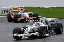 07.09.2008 Francorchamps, Belgium,  Rubens Barrichello (BRA), Honda Racing F1 Team  - Formula 1 World Championship, Rd 13, Belgian Grand Prix, Sunday Race