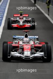 06.09.2008 Francorchamps, Belgium,  Jarno Trulli (ITA), Toyota Racing, TF108 - Formula 1 World Championship, Rd 13, Belgian Grand Prix, Saturday Qualifying