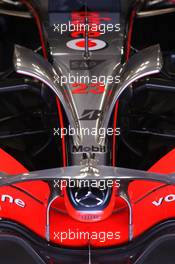 06.09.2008 Francorchamps, Belgium,  McLaren Mercedes front wing detail - Formula 1 World Championship, Rd 13, Belgian Grand Prix, Saturday