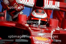 06.09.2008 Francorchamps, Belgium,  Kimi Raikkonen (FIN), Räikkönen, Scuderia Ferrari - Formula 1 World Championship, Rd 13, Belgian Grand Prix, Saturday Practice