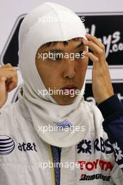 06.09.2008 Francorchamps, Belgium,  Kazuki Nakajima (JPN), Williams F1 Team  - Formula 1 World Championship, Rd 13, Belgian Grand Prix, Saturday Practice