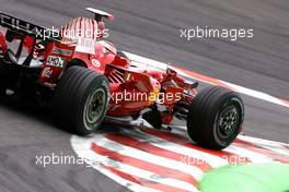 06.09.2008 Francorchamps, Belgium,  Kimi Raikkonen (FIN), Räikkönen, Scuderia Ferrari  - Formula 1 World Championship, Rd 13, Belgian Grand Prix, Saturday Qualifying