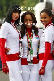 06.09.2008 Francorchamps, Belgium,  Girls in the paddock - Formula 1 World Championship, Rd 13, Belgian Grand Prix, Saturday