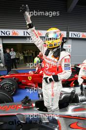 06.09.2008 Francorchamps, Belgium,  Lewis Hamilton (GBR), McLaren Mercedes - Formula 1 World Championship, Rd 13, Belgian Grand Prix, Saturday Qualifying