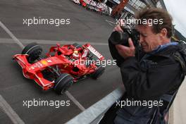 06.09.2008 Francorchamps, Belgium,  Kimi Raikkonen (FIN), Räikkönen, Scuderia Ferrari, F2008  - Formula 1 World Championship, Rd 13, Belgian Grand Prix, Saturday Qualifying