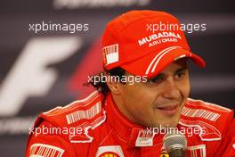 06.09.2008 Francorchamps, Belgium,  2nd, Felipe Massa (BRA), Scuderia Ferrari - Formula 1 World Championship, Rd 13, Belgian Grand Prix, Saturday Press Conference