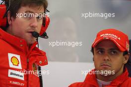06.09.2008 Francorchamps, Belgium,  Felipe Massa (BRA), Scuderia Ferrari and Rob Smedly, (GBR), Scuderia Ferrari, Track Engineer of Felipe Massa (BRA) - Formula 1 World Championship, Rd 13, Belgian Grand Prix, Saturday Practice